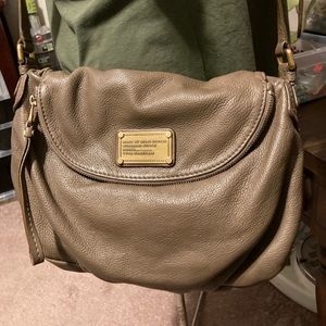 Mark Jacobs taupe crossbody and dust bag